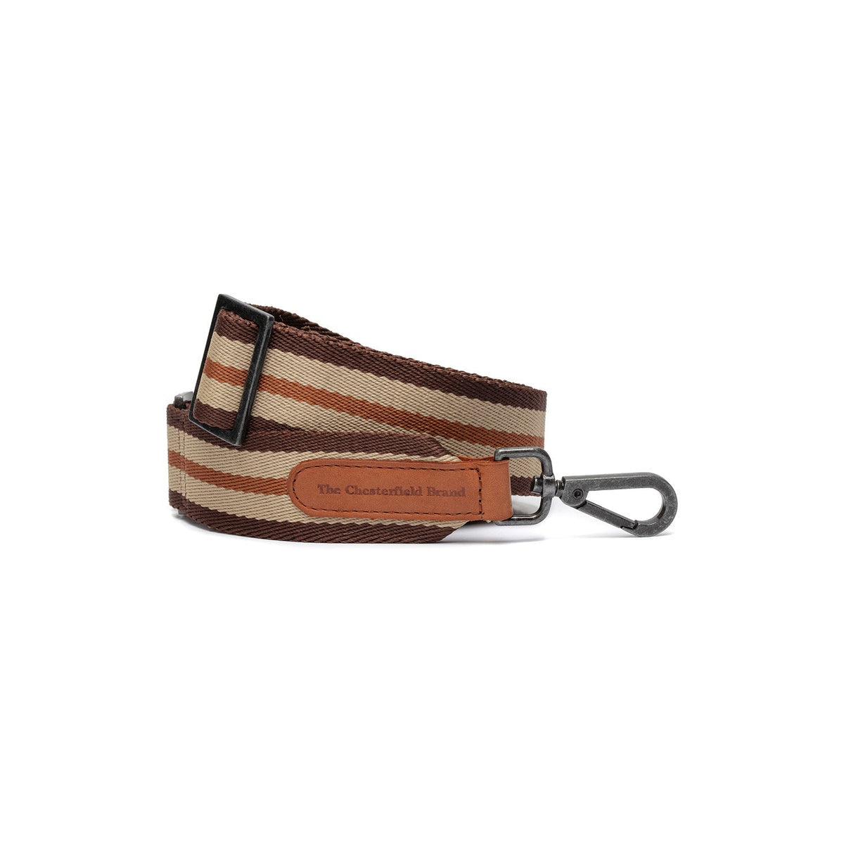 Beige Shoulder Strap til Kvinder in Classic 100% Full-Grain Leather - Front Profile View &amp; Tailored Silhouette | Buy Online