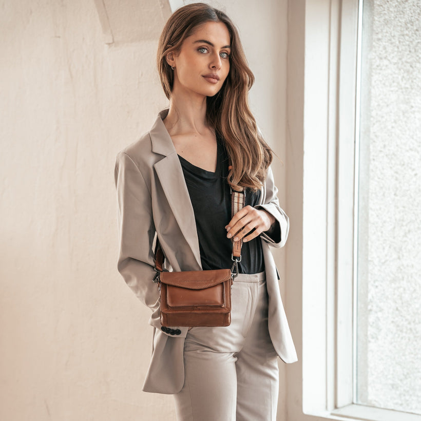 Beige Shoulder Strap til Kvinder