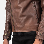 Raiden Læder Bikerjakke til Mænd – alternate product view 6