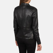Rave Brun Læder Bikerjakke til Kvinder – alternate product view 5