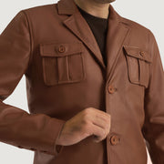 Ray Cutler Læderjakke til Mænd – alternate product view 6