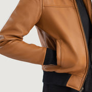 
Rebella Hooded Bomberjakke i Læder til Damer – alternate product view 6