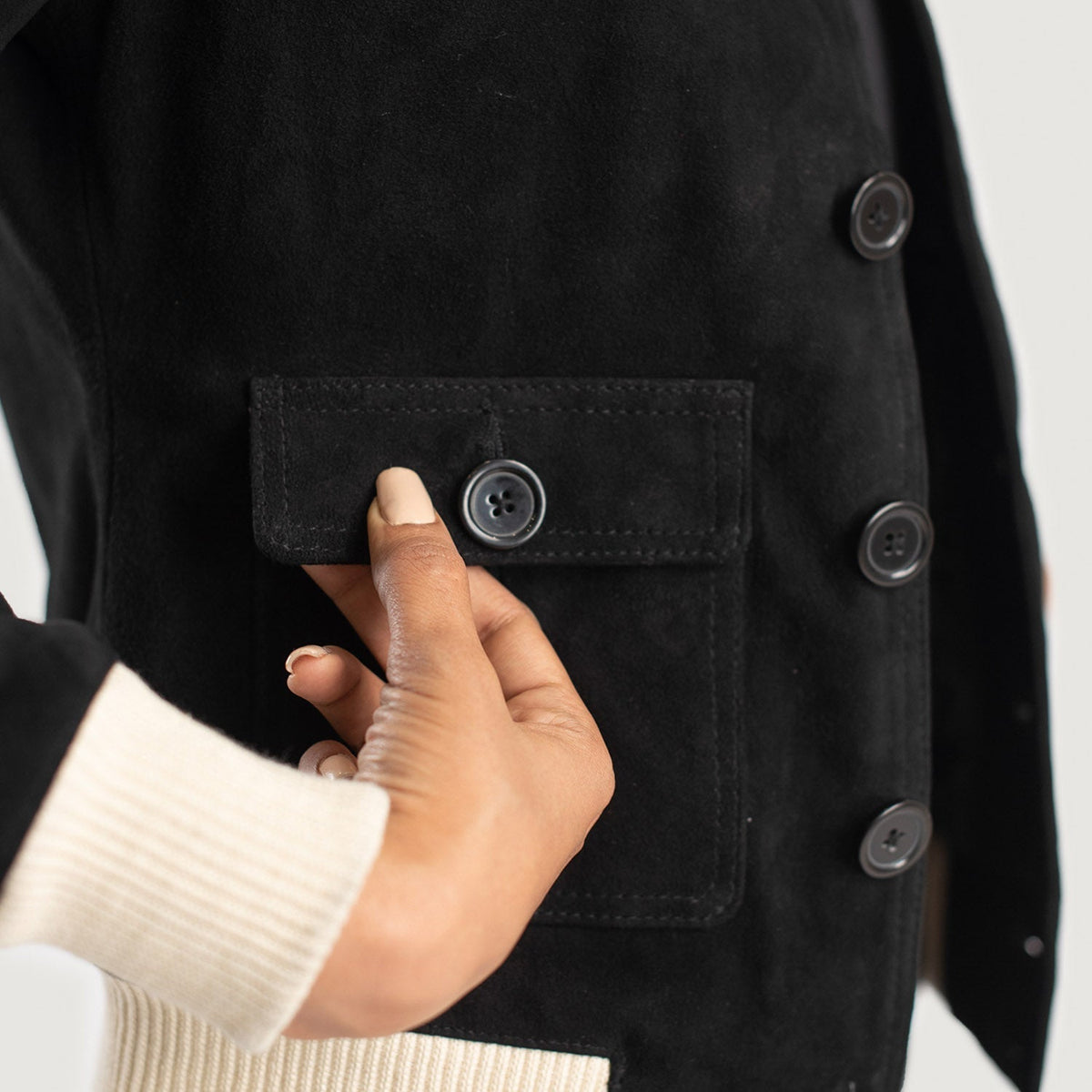 
Indvendig visning Showing Quilted Polyester Lining & To funktionelle inderlommer
