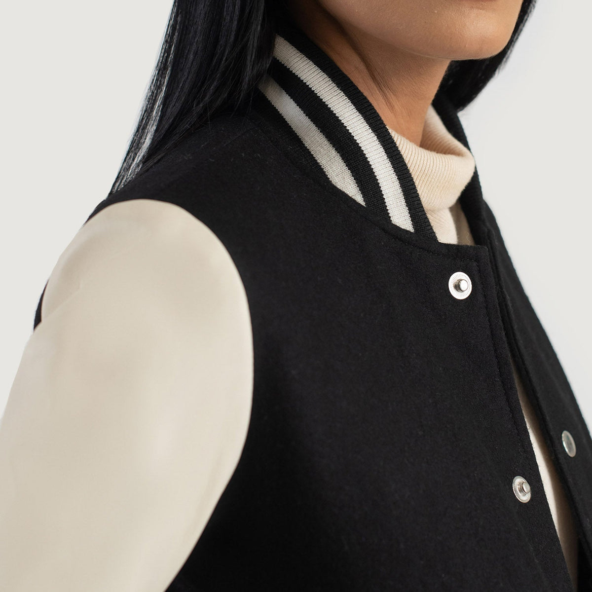 
Savant Varsity Læderjakke til Damer – alternate product view 6
