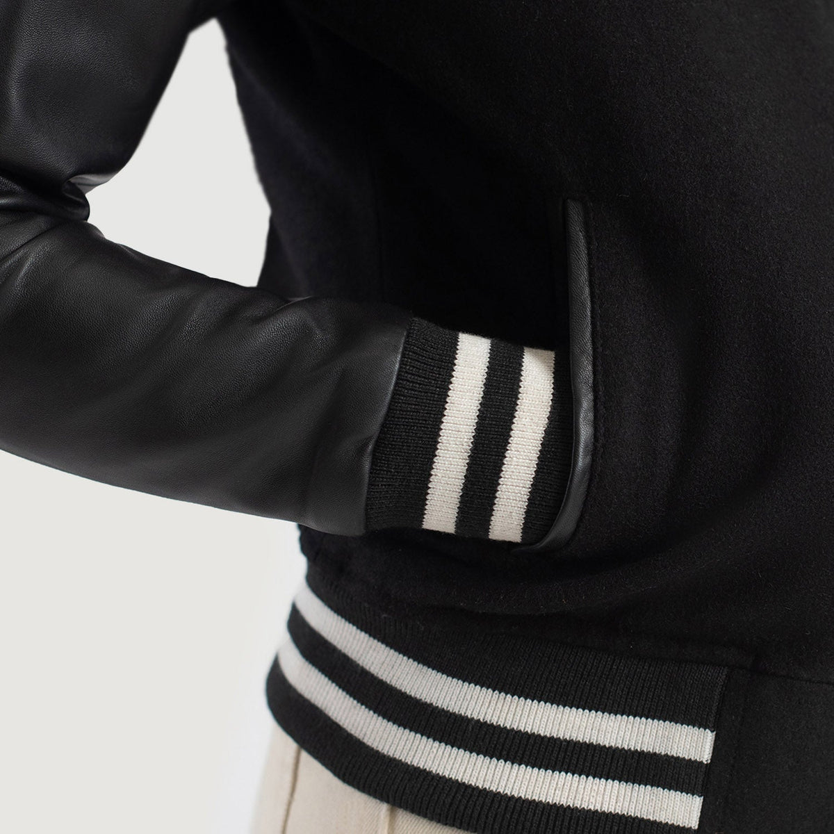 
Savant Varsity Læderjakke til Damer – alternate product view 6