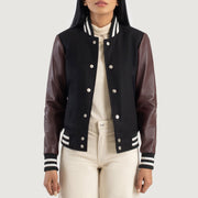 
Savant Varsity Læderjakke til Damer – alternate product view 1