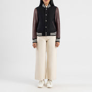 
Savant Varsity Læderjakke til Damer – alternate product view 3