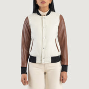 
Savant Varsity Læderjakke til Damer – alternate product view 4