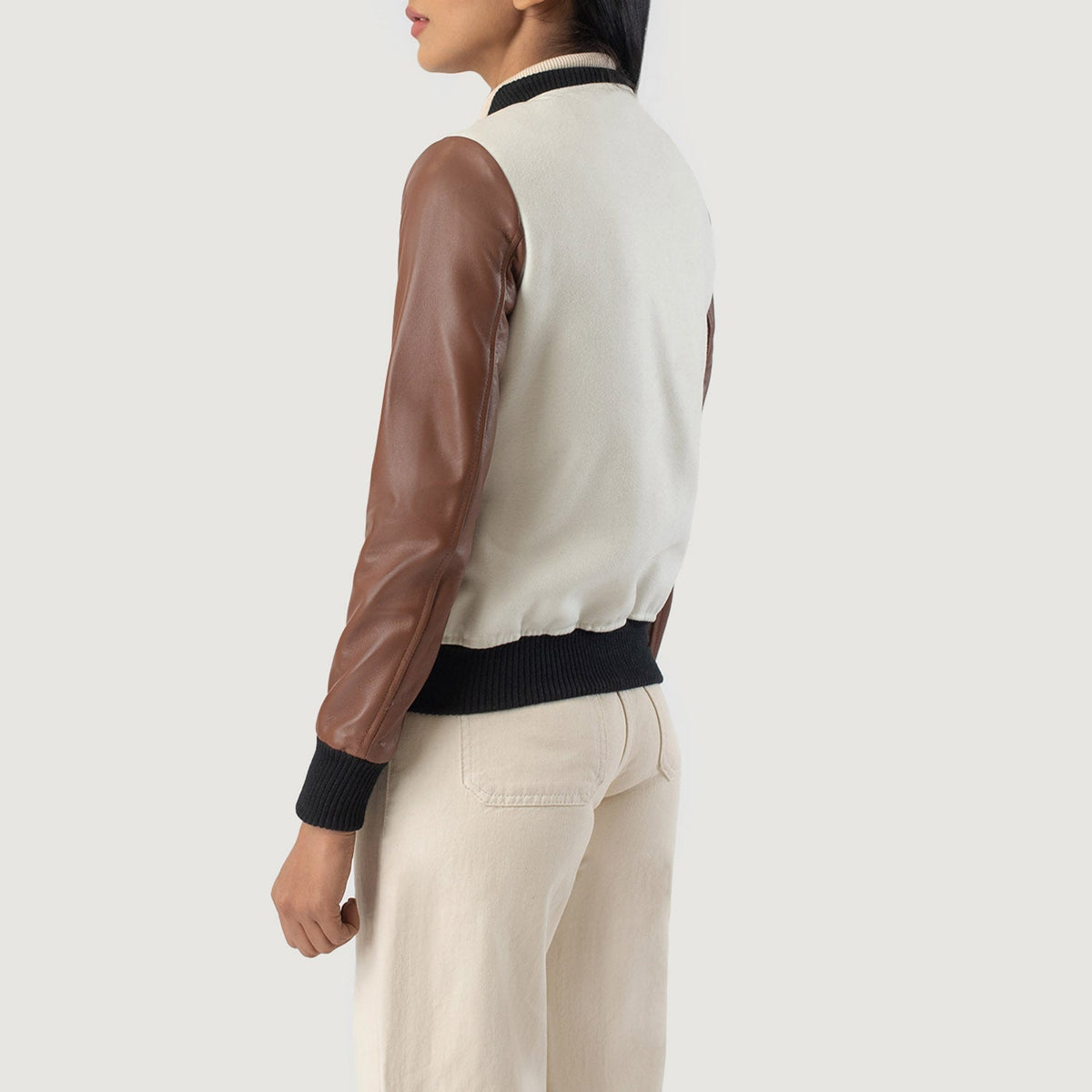 
Savant Varsity Læderjakke til Damer – alternate product view 5