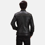 Authentic Sheepskin Leather with Semi-aniline Finish Grain Texture &amp; Heavy-Duty Seam Stitching Detail
