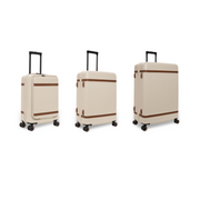 Sandy Beach Suitcase Set Front Pocket Zuna til Kvinder, front view