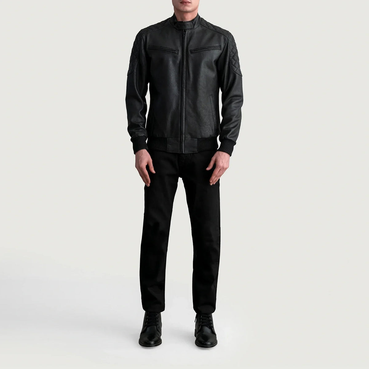 Sven Læder Bomberjakke til Mænd – alternate product view 4