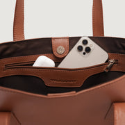 
The Bianca Tote bag i læder – alternate product view 7