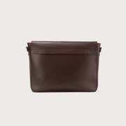 
The Carismatico Vintage Brown Leather Messenger Bag For Men & Women - Struktureret sideprofil med rummelighed