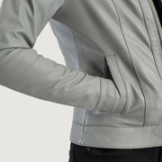 Vixen Classic Collar Læderjakke til Kvinder – alternate product view 6