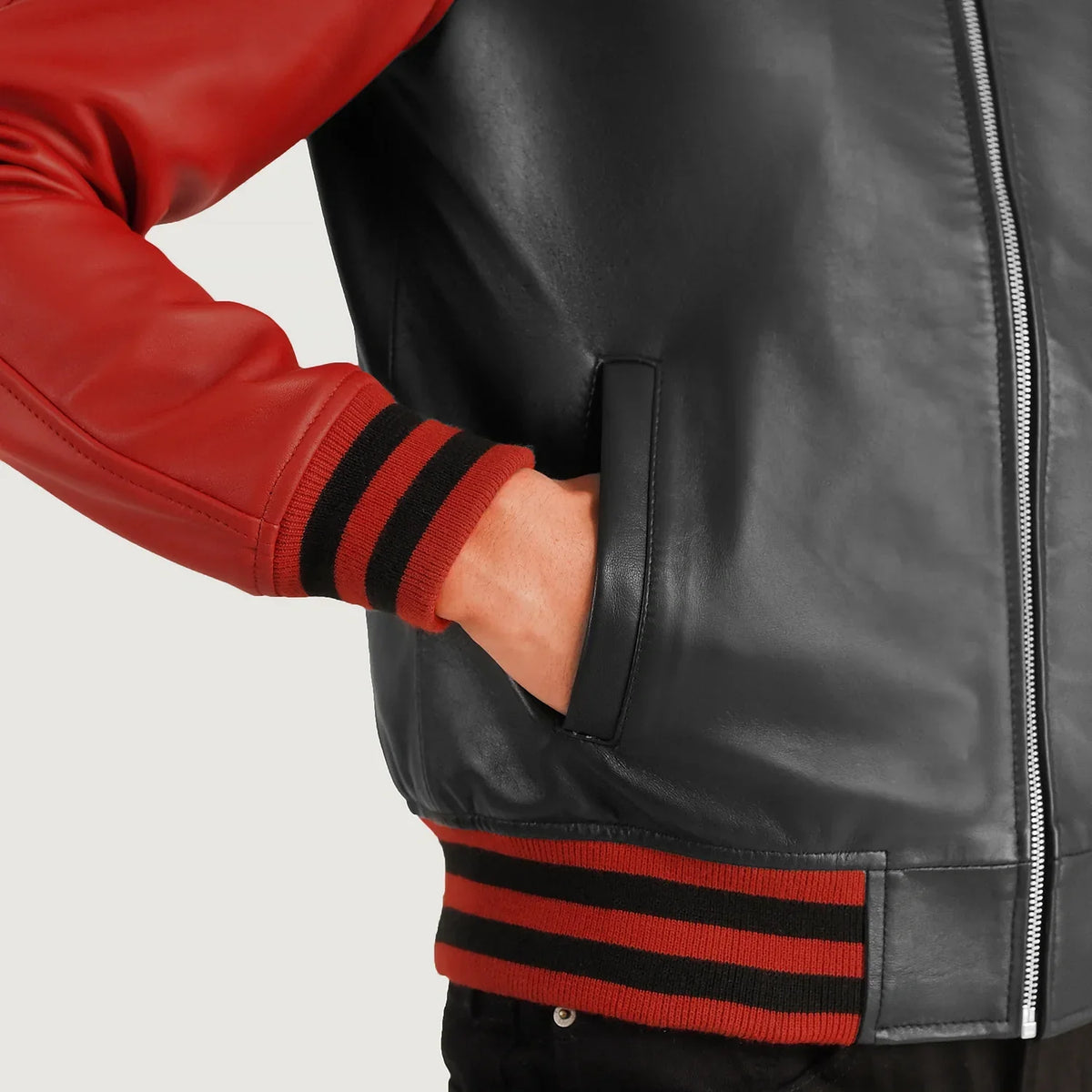 
Walton Varsity Læderjakke til Mænd – alternate product view 6