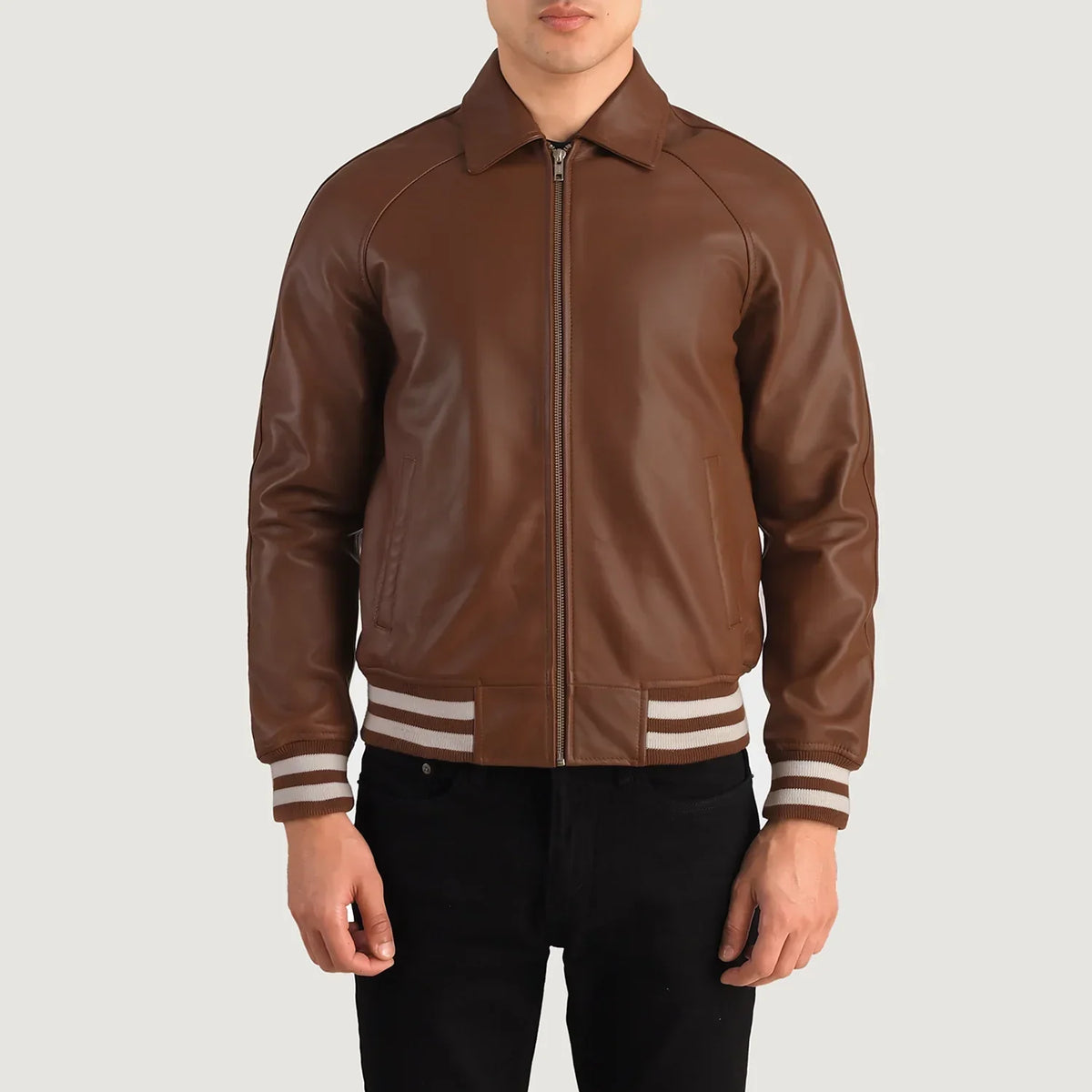 
Walton Varsity Læderjakke til Mænd – alternate product view 4