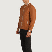 Willis Varsity Læderjakke til Mænd – alternate product view 2