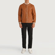 Willis Varsity Læderjakke til Mænd – alternate product view 3