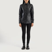 Zenith Shirt Læderjakke til Kvinder – alternate product view 3