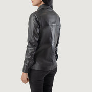Zenith Shirt Læderjakke til Kvinder – alternate product view 5