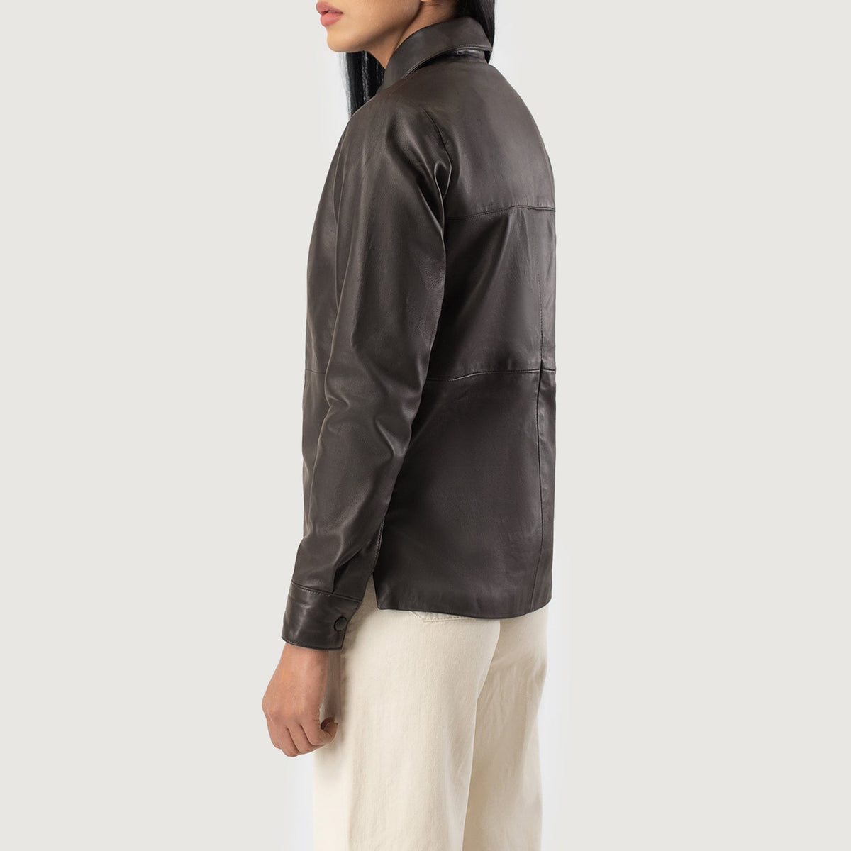Zenith Shirt Læderjakke til Kvinder – alternate product view 5