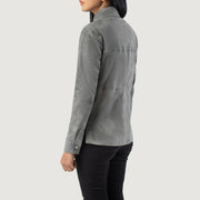 Zenith Shirt Læderjakke til Kvinder – alternate product view 5