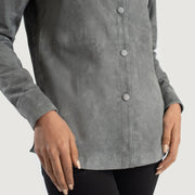 Zenith Shirt Læderjakke til Kvinder – alternate product view 6
