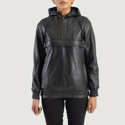 Zest Hooded Pullover Læderjakke til Kvinder – alternate product view 1