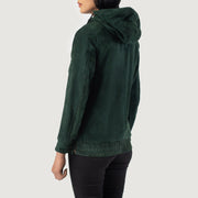 Zest Hooded Pullover Læderjakke til Kvinder – alternate product view 5